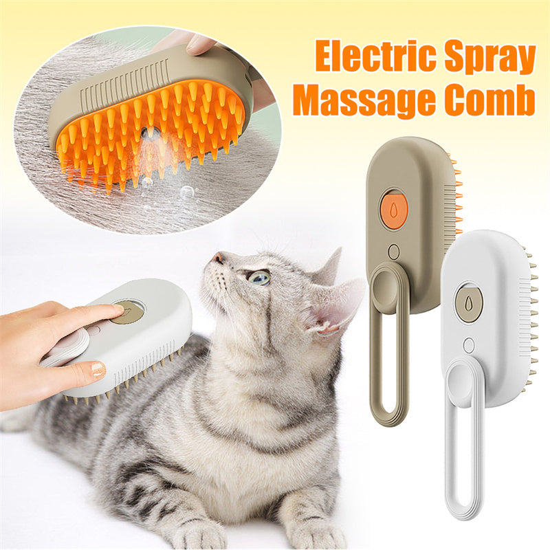 3 in 1 Electric Steamy Brush for Cats and Dogs