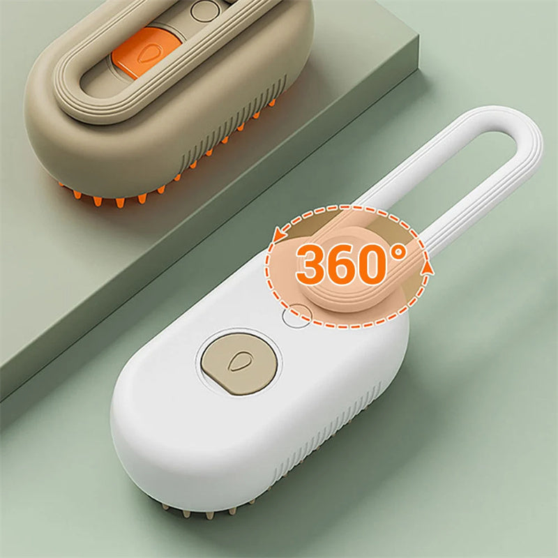 3 in 1 Electric Steamy Brush for Cats and Dogs