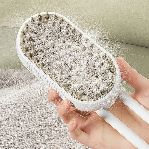 3 in 1 Electric Steamy Brush for Cats and Dogs